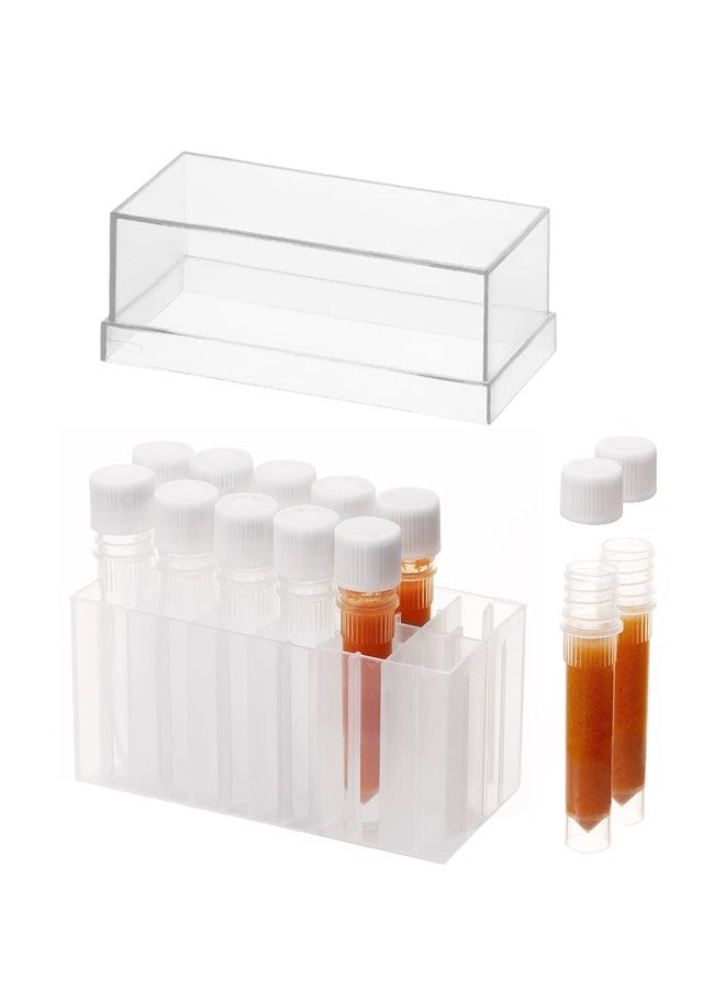 Clscea Aquarium Baby Brine Shrimp Dispense Storage Container Collection Tubes Kit for Brine Shrimp Hatchery 12 x 1.5ml - Image 1
